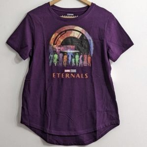 Marvel Studios Marvel Eternals Women's Purple Graphic T-Shirt, Size Large(11/13)
